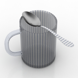 mug spoon 3D Model Preview #7dc965c0