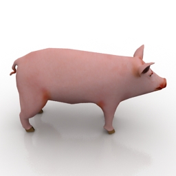 3D Pig preview