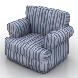 3D Armchair preview