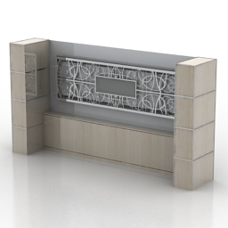 "3D 064 seat table rack" - Interior Collection preview