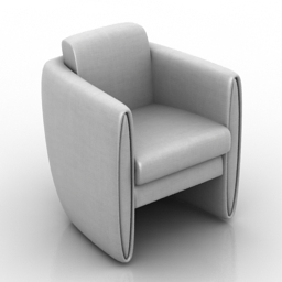 3D Armchair preview