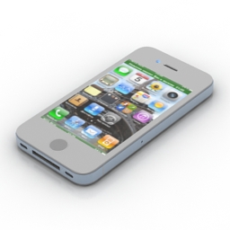 phone iphone 4 apple 3D Model Preview #55d56127