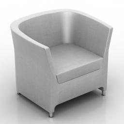 3D Armchair preview