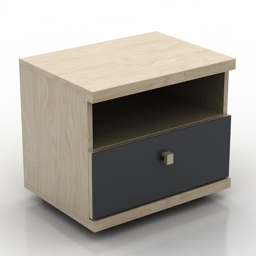 3D Bedside table preview