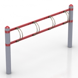 bike racks 3D Model Preview #add0b4bf