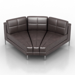 sofa 4 3D Model Preview #550fa8a1