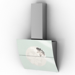 vent fiber mirror art 3D Model Preview #7b171080