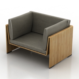 3D Armchair preview