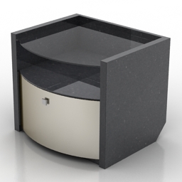 3D Bedside table preview