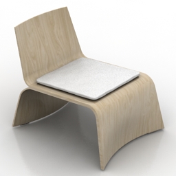 chair desiree una design edoardo gherardi 3D Model Preview #418c691f
