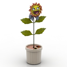 flower dancing decor 3D Model Preview #363cc0a9