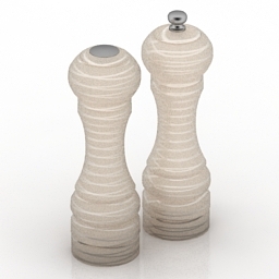 set salt pepper 3D Model Preview #c8cbce72