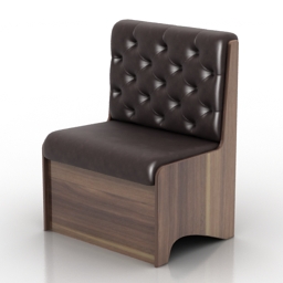 armchair cafe bar 3D Model Preview #df802352