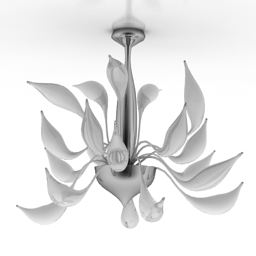 luster lu murano vetreria fornasier luigi l3 3D Model Preview #2375ed11