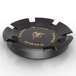 3D Ash-tray preview