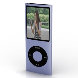 player portable pocket apple ipod nano 4g 8gb 3D Model Preview #66be3d30