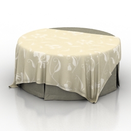 tablecloth 3D Model Preview #cfe29405