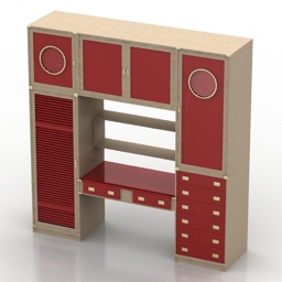 rack childroom 3D Model Preview #afef4e70