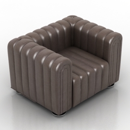3D Armchair preview