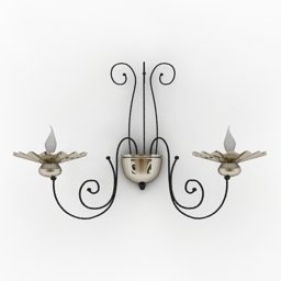3D Sconce preview