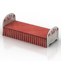 bed 2 3D Model Preview #3deeba84