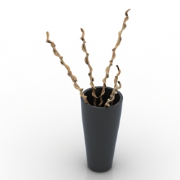 vase 3D Model Preview #b8c3d9aa