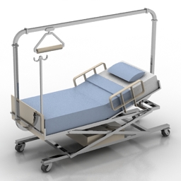 bed functional medical 3D Model Preview #baea5f8f