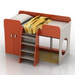 bed 3D Model Preview #e41f52d8
