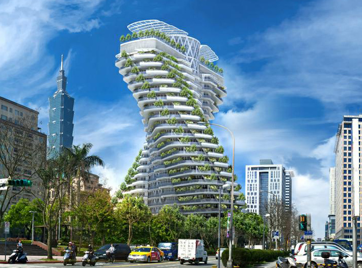 Agora Garden residential tower, Taipei, Taiwan