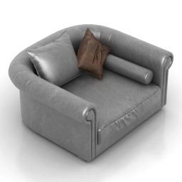3D Armchair preview
