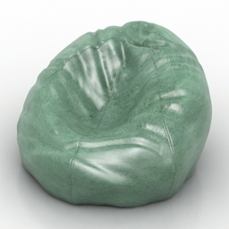 armchair bean bag 3D Model Preview #cd12233d