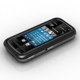 phone nokia 5800 3D Model Preview #39ad2d61