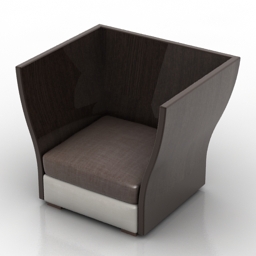 3D Armchair preview