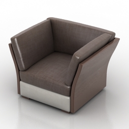 3D Armchair preview