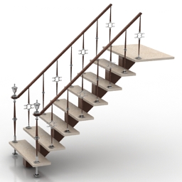 3D Stair preview
