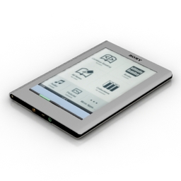 sony reader prs 600 3D Model Preview #03e8d703
