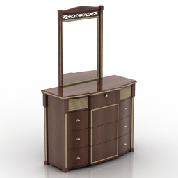 3D Dressing table preview