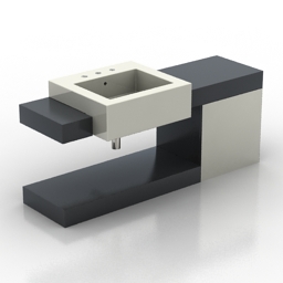 wash-basin flamina acquagrande mas60 3D Model Preview #9a234998