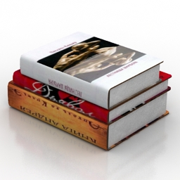 books 3D Model Preview #d07a9329