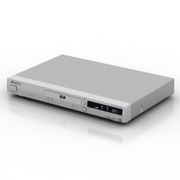dvd pioner 3D Model Preview #ff984426