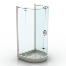 shower cabin twin space flaminia 3D Model Preview #509c1616