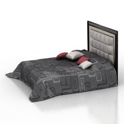 bed 3D Model Preview #4f574b52