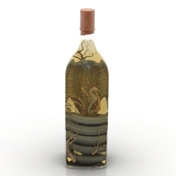 bottle of vietnam vodka 3D Model Preview #019c37b6