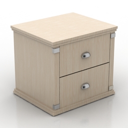 3D Bedside table preview
