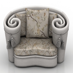 3D Armchair preview