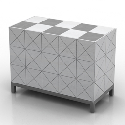 bedside table modes 3D Model Preview #793b900e