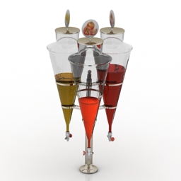 apparatus for dispensing juice retro 3D Model Preview #677d1a2c