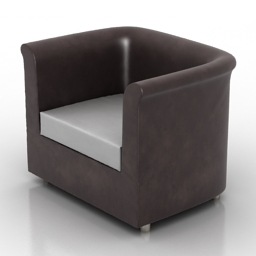 armchair unitex parlament 3D Model Preview #8b662eb4