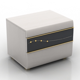 "Dytkov Diamand Bedroom Bed Commode" - Interior Collection preview