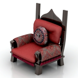3D Armchair preview